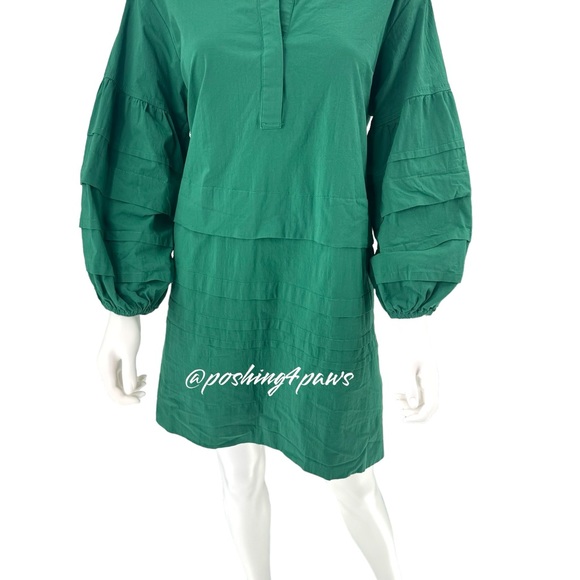 Pomander Place | New Palm Green Chelsea Mini Dress Size L - Picture 6 of 11